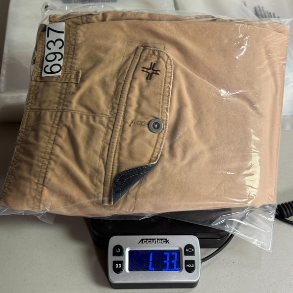 Vintage Rocawear Cargo Chino Shorts Mens 40 Brown Denim Flap Pocket Y2K 11" - Picture 13 of 13